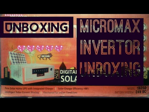 Micromax microlyte invertor unboxing