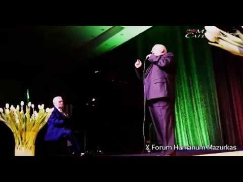 X Forum Humanum Mazurkas - Bohdan Łazuka- "Dla mnie ty" - sala "Zeus" Hotelu Mazurkas