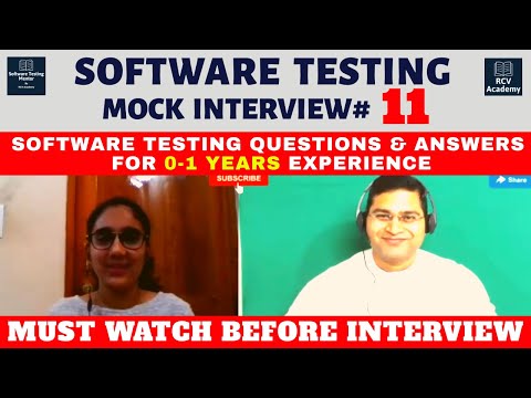 Software Testing Interview Questions for Freshers Software Testing Mock Interview