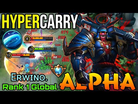 HyperCarry SUPREME Alpha Onimusha Commander Insane Spell Vamp! - Top 1 Global Alpha by Eʀᴡɪɴᴏ. - ML