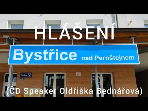 Hlášení - Bystřice nad Pernštejnem [ČD Speaker]