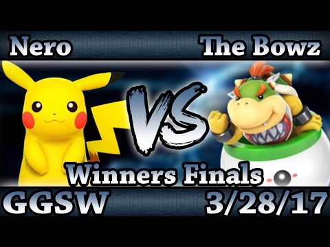 GGSW 26 - Nero (Pikachu) Vs. The Bowz (Bowser Jr) Smash Wii U Winners Finals - Smash 4