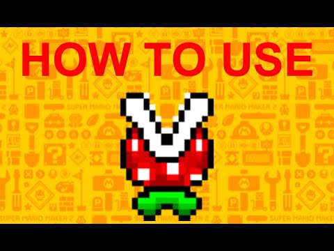 How To Use PIRANHA PLANTS in Mario Maker 2