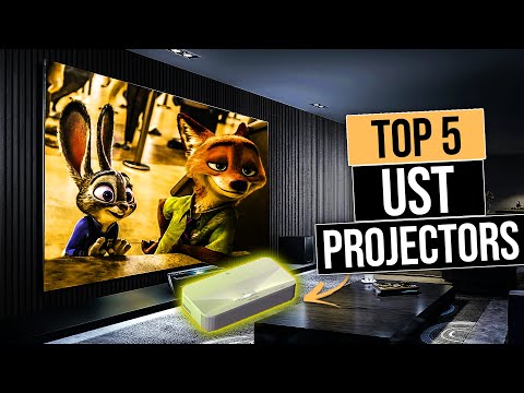 Top 5 BEST Ultra Short Throw Projectors YOU Can Buy!