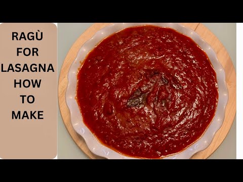 Best Ragù For Your Lasagna | How To Make Ragù