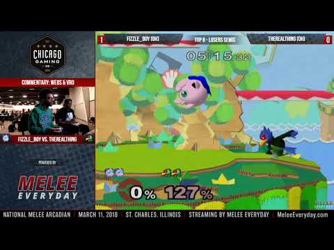 National Melee Arcadian - Fizzle_Boy (Jigglypuff, OH) vs. TheRealThing (Falco, OH) - Top 8, L. Semis