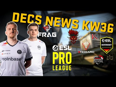 BIG IN DER ESL PRO LEAGUE | MOREKATS ÜBERRASCHT COWANA | DECS NEWS KW36 | 1HP.de