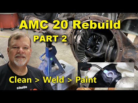 AMC 20 Clean, Inspect, Paint | Rebuild Part 2 | Jeep CJ7 | Project Rowdy Ep 042