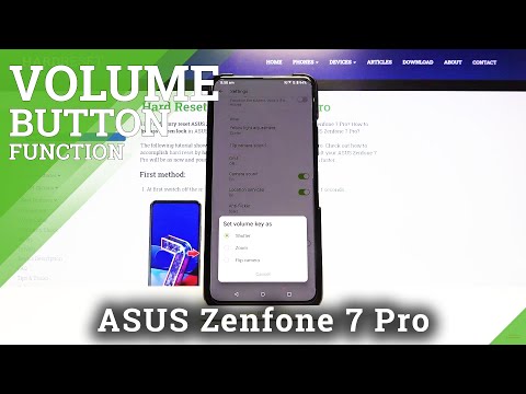 How to Change Volume Keys Function in ASUS Zenfone 7 Pro – Volume Buttons Function in Camera