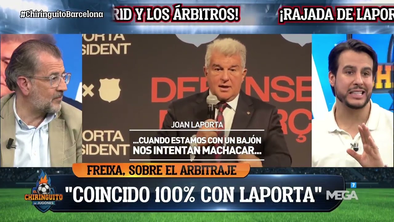 😱 JUANFE SANZ: "LO QUE DICE LAPORTA ES QUERELLABLE"
