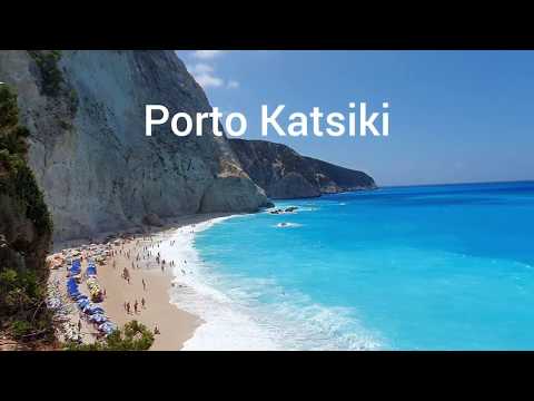 Blue water and big waves at Porto Katsiki - Lekfada - Greece - Europe,
