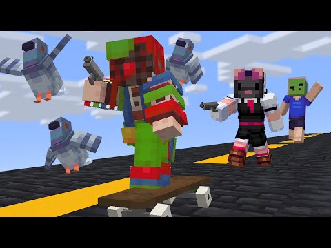 Using Mods to Make Minecraft's GOOFIEST Battle Royale