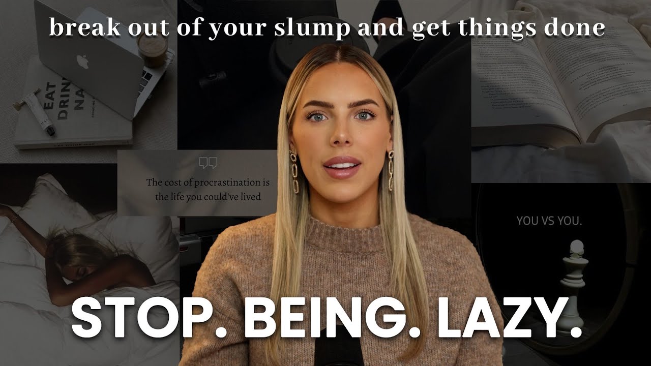 10 hacks to STOP being LAZY  [ how to *actually* get up + be productive]