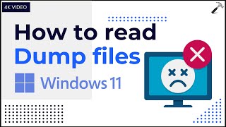 How to read dump files on Windows 11