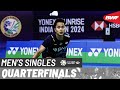 YONEX SUNRISE India Open 2024 | Lee Cheuk Yiu (HKG) vs. Anthony Sinisuka Ginting (INA) [4] | QF