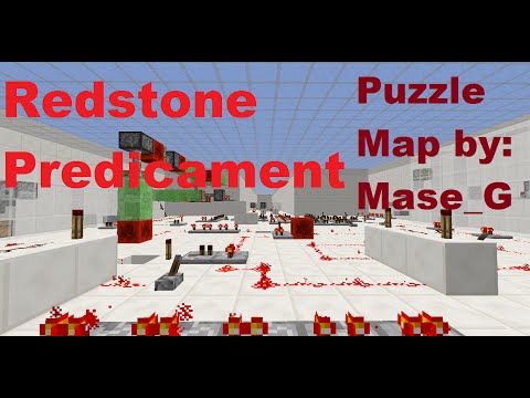The Mad Villager - Minecraft | The Redstone Predicament | Redstone Puzzle Map