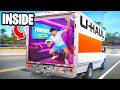 I Built A Secret Hidden Gaming Room INSIDE UHaul