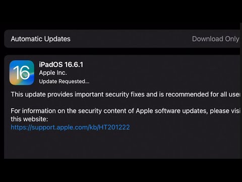 Apple Releases iOS 16.6.1 and iPadOS 16.6.1 with Important Security Fixes