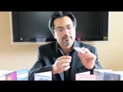 Video Greeting and Invitation Cards w/ Wireless NFC chip