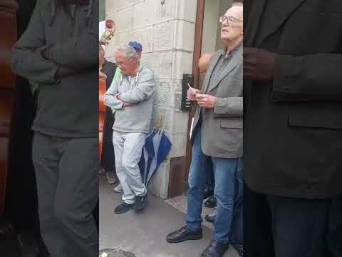 Rede von Michael Moos bei der Verlegung für seine Großtante Elisabeth Brumlik.