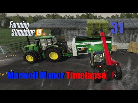 Farming Simulator 19 Timelapse Marwell Manor EP31 with subtitles