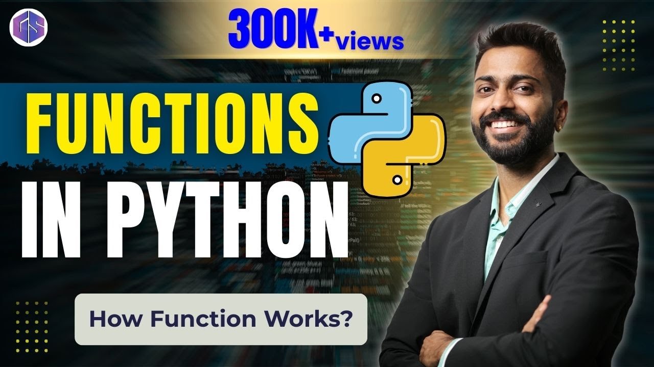 Lec-39: Function in Python | How Function works | Python for beginners