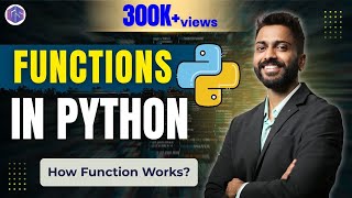 Lec-39: Function in Python | How Function works | Python for beginners