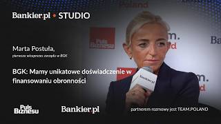 "Nasze doświadczenie w finansowaniu obronności jest unikatowe na skalę