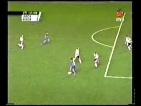 Gol de Omar Pérez a River (Boca 4-River 0 26-01-2002)