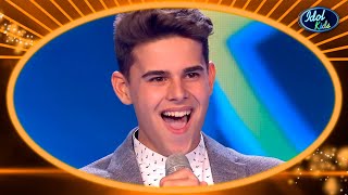 ¡TICKET DORADO! El VOZARRÓN de ÓSCAR pone EN PIE al JURADO | Los Castings 2 | Idol Kids 2020