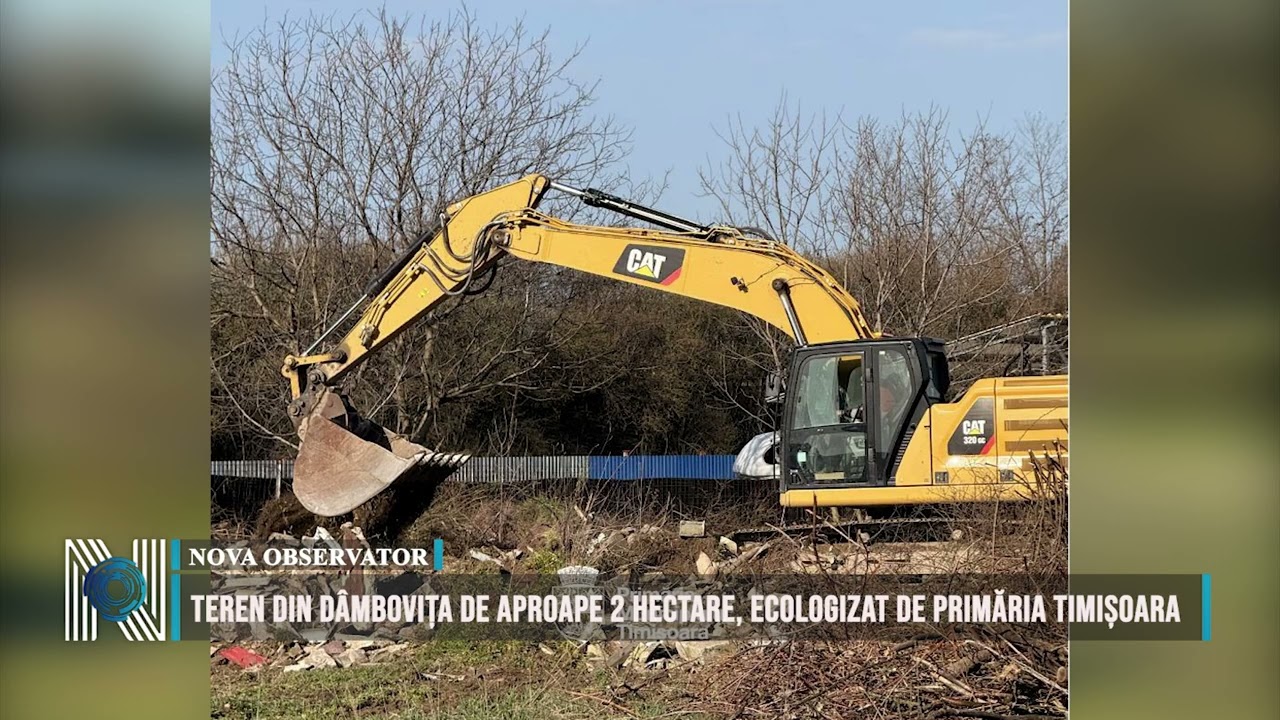 Teren din Dâmbovița de aproape 2 hectare, ecologizat de Primăria Timișoara