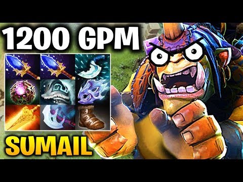 1200 GPM Alchemist by Sumail - 9 Items Dota 2 7.18