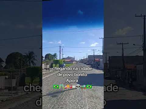 chegando na cidade de povo bonito Aporá Bahia