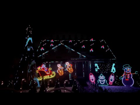 Wham! - Last Christmas 2023 Christmas Light Show