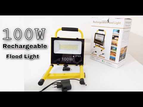 100w rechargeable cob led flood light