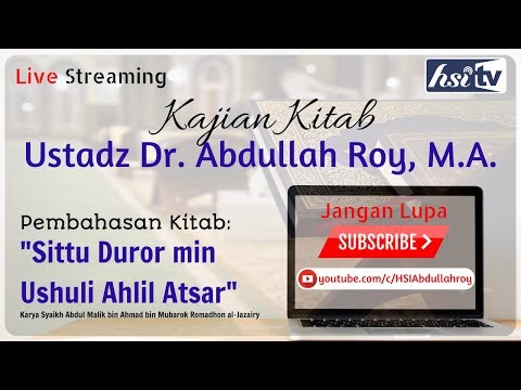 Kajian Kitab: Sittu Duror min Ushuli Ahlil Atsar