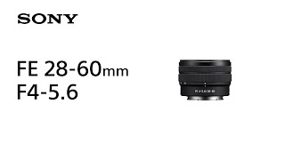 Video 0 of Product Sony FE 28-60mm F4-5.6 Full-Frame Lens (2020)