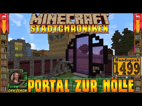 Minecraft Stadtchroniken [#1499] Portal zur Hölle [HD+Deutsch]