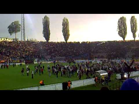 Pogoń Szczecin- Ruch Chorzów // Radość Pogoni po awansie