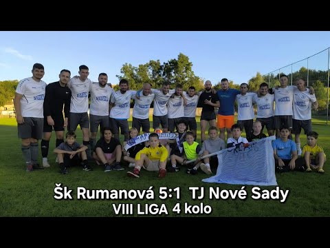 ŠK Rumanová 5:1 TJ Nové Sady VIII Liga A-TAJBI sport ObFZ NR 4 kolo 24.8 2025