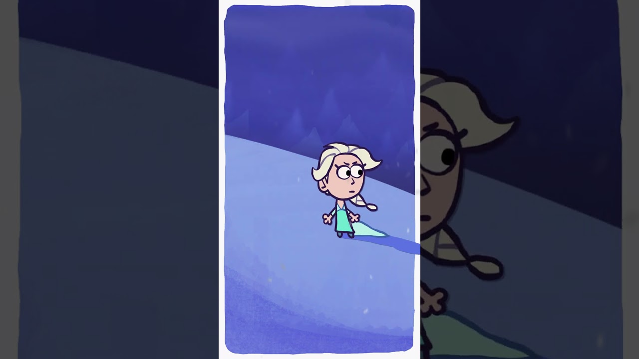 Frozen Elsa in Minecraft #shorts