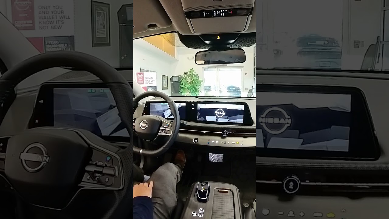 2023 Nissan Ariya startup animation #nissan #ariya #ev #electricvehicle #car #newcar