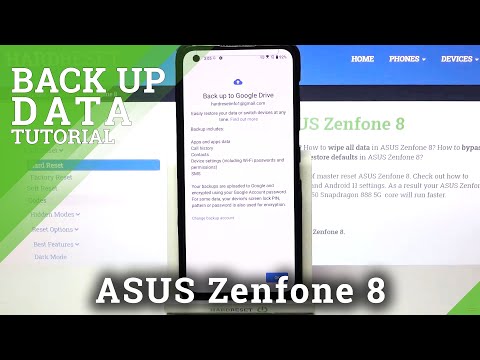How to Enable Google Backup in ASUS ZenFone 8 – Add Google Backup Account