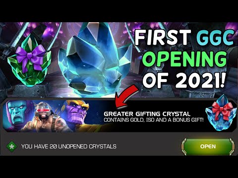 Popping and Spinning Greater Gifting Crystals Can Do This! RNG LOL | Marvel Contest of Champions