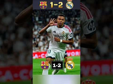 FC Barcelona 1-2 Real Madrid | El Clásico Highlights . #barcelonavsrealmadrid #footballhighlights