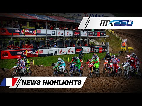 News Highlights | EMX250 | Monster Energy MXGP France #MXGP #Motocross