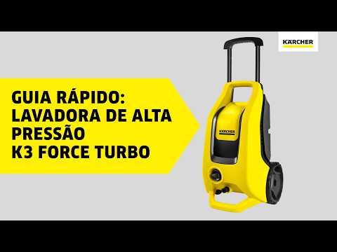 Lavadora de Alta Pressão K3 Force Turbo 127V KARCHER-19941920 - Vídeo