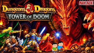 D&D ダンジョンズ&ドラゴンズ タワーオブドゥーム レトロゲーム ゲームプレイトレイラー 【コメ付き】