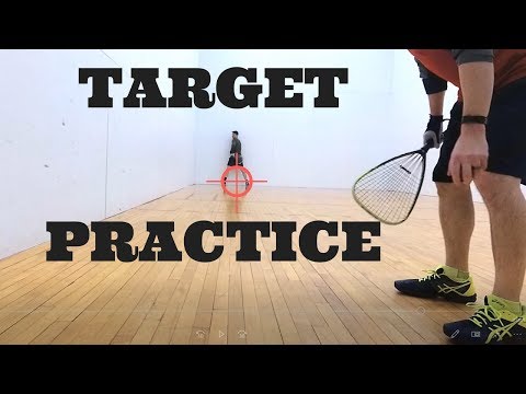 Racquetball Target Practice