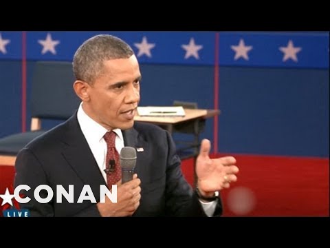 Obama Sways The Undecided Voters | CONAN on TBS